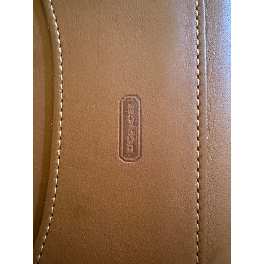 Coach Vintage Tan Leather Zip Around Portfolio Organizer Document Case Tan - Picture 13 of 16